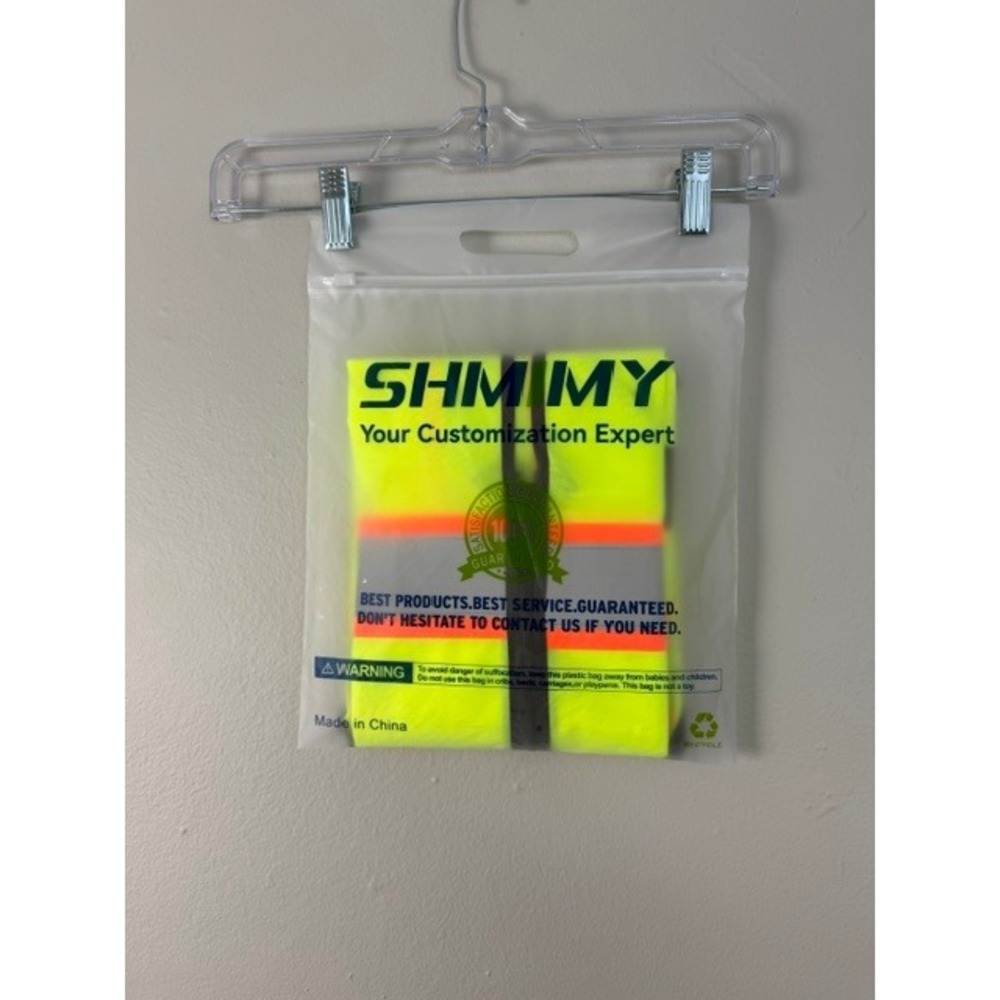 SHMIMY High Visibility Safety Vest Neon Yellow Reflective Mesh XL Construction